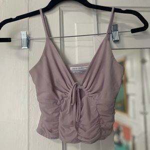 Purple urban outfitters crop top tank top!